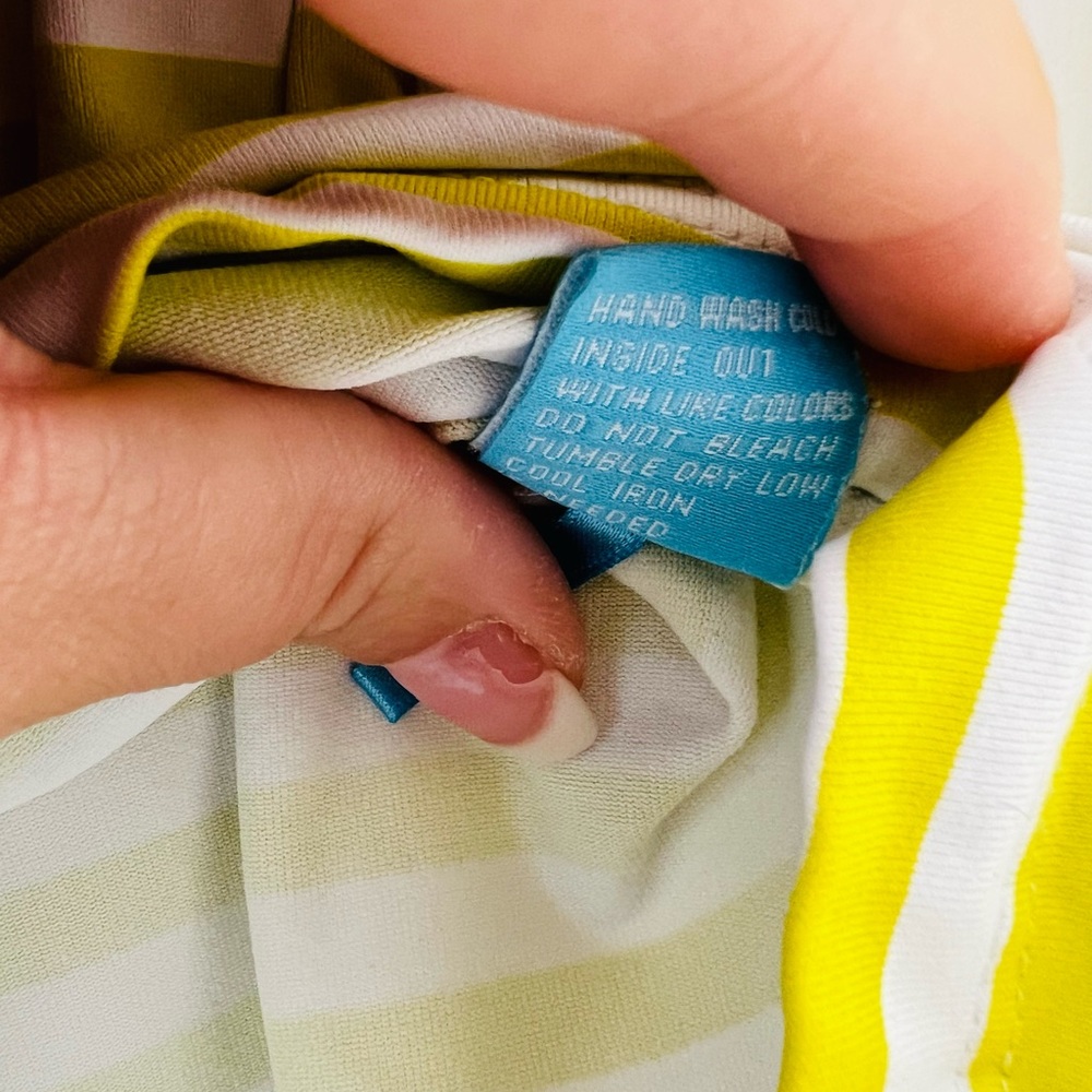 ***SOLD*** J. McLaughlin Catalina Cloth 3/4 Sleeve S Top - Picture 8 of 9